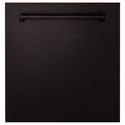 ZLINE 24" Monument Dishwasher Panel in Oil Rubbed Bronze with Traditional Handle (DPMT-ORB-24)