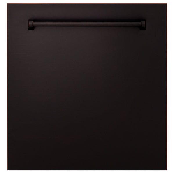 ZLINE 24" Monument Dishwasher Panel in Oil Rubbed Bronze with Traditional Handle (DPMT-ORB-24)