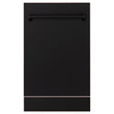 ZLINE 18" Tallac Dishwasher Panel in Oil Rubbed Bronze with Traditional Handle (DPV-ORB-18)