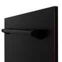 ZLINE 18" Tallac Dishwasher Panel in Oil Rubbed Bronze with Traditional Handle (DPV-ORB-18)