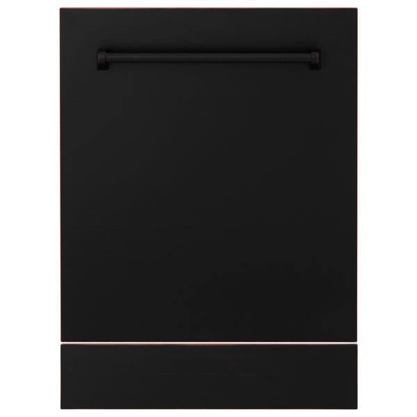 ZLINE 18" Tallac Dishwasher Panel in Oil Rubbed Bronze with Traditional Handle (DPV-ORB-18)