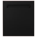 ZLINE 18" Tallac Dishwasher Panel in Oil Rubbed Bronze with Traditional Handle (DPV-ORB-18)