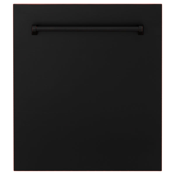 ZLINE 18" Tallac Dishwasher Panel in Oil Rubbed Bronze with Traditional Handle (DPV-ORB-18)