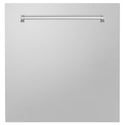 ZLINE 24" Monument Dishwasher Panel in Stainless Steel with Traditional Handle (DPMT-304-24)
