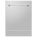 ZLINE 24" Tallac Tall Tub Dishwasher Panel in Stainless Steel with Traditional Handle