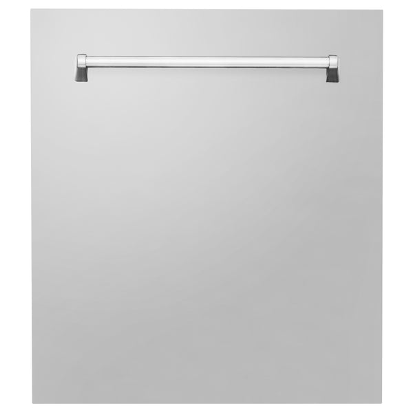 ZLINE 24" Tallac Tall Tub Dishwasher Panel in Stainless Steel with Traditional Handle