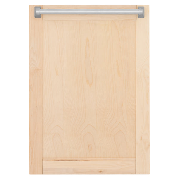 ZLINE 18" Tallac Dishwasher Panel in Unfinished Wood with Traditional Handle (DPV-UF-18)