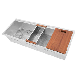 ZLINE 45 in. Garmisch Undermount Single Bowl Kitchen Sink with Bottom Grid and Accessories (SLS-45)