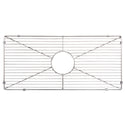 ZLINE 24 in. Venice Farmhouse Apron Front Reversible Single Bowl Fireclay Kitchen Sink with Bottom Grid in White Gloss (FRC5120-WH-24)