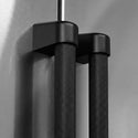 ZLINE Autograph Edition 36 in. Freestanding French Door Refrigerator Helix Handles (Set of 4) in Matte Black (RFMHZ-36-K-MB)