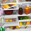 ZLINE 36 in. 22.5 cu. ft. Counter-Depth French Door Refrigerator with Ice Maker in Fingerprint-Resistant Black Stainless Steel, Open Box-Good Condition