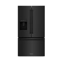 ZLINE 36 in. 28.9 cu. ft. Standard-Depth French Door External Water Dispenser Refrigerator with Dual Ice Maker in Fingerprint-Resistant Black Stainless Steel, Open Box-Good Condition