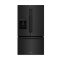 ZLINE 36 in. 28.9 cu. ft. Standard-Depth French Door External Water Dispenser Refrigerator with Dual Ice Maker in Fingerprint-Resistant Black Stainless Steel, Open Box-Good Condition