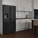 ZLINE 36 in. 28.9 cu. ft. Standard-Depth French Door External Water Dispenser Refrigerator with Dual Ice Maker in Fingerprint-Resistant Black Stainless Steel, Open Box-Good Condition