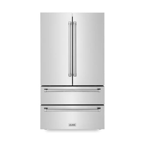 Zline  french  door  refrigerator  rfm 36  front f7496d24 0f87 4e76 a098 e66636fc66bd