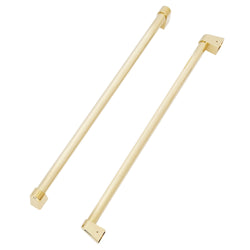 ZLINE Autograph Edition Polished Gold Traditional Handles (Set of 4) for Counter-Depth and Standard-Depth Refrigerators (RFMHZ-36-G)