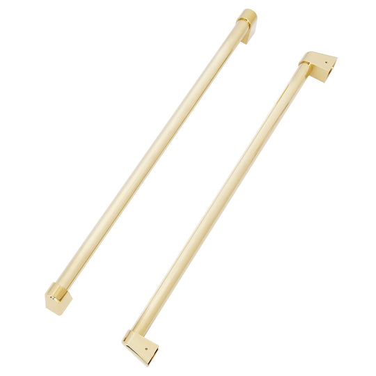 ZLINE Autograph Edition Polished Gold Traditional Handles (Set of 4) for Counter-Depth and Standard-Depth Refrigerators (RFMHZ-36-G)