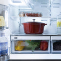 ZLINE 36 in. 21.6 cu. ft. Counter-Depth French Door Refrigerator with Water and Ice Dispenser in Fingerprint-Resistant Stainless Steel, Open Box-Great Condition
