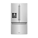 ZLINE 36 in. 28.9 cu. ft. Standard-Depth French Door External Water Dispenser Refrigerator with Dual Ice Maker in Fingerprint-Resistant Stainless Steel, Open Box-Great Condition