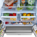 ZLINE 36 in. 28.9 cu. ft. Standard-Depth French Door External Water Dispenser Refrigerator with Dual Ice Maker in Fingerprint-Resistant Stainless Steel, Open Box-Good Condition