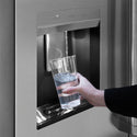ZLINE 36 in. 28.9 cu. ft. Standard-Depth French Door External Water Dispenser Refrigerator with Dual Ice Maker in Fingerprint-Resistant Stainless Steel, Open Box-Great Condition