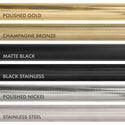 ZLINE Autograph Edition 48 in. 6.7 cu. ft. Paramount Gas Range with 8 Burner DuoPro™ Cooktop and Dual Ovens in Stainless Steel with Polished Gold Helix Handles and Accents (PSGRZ-48-KG)