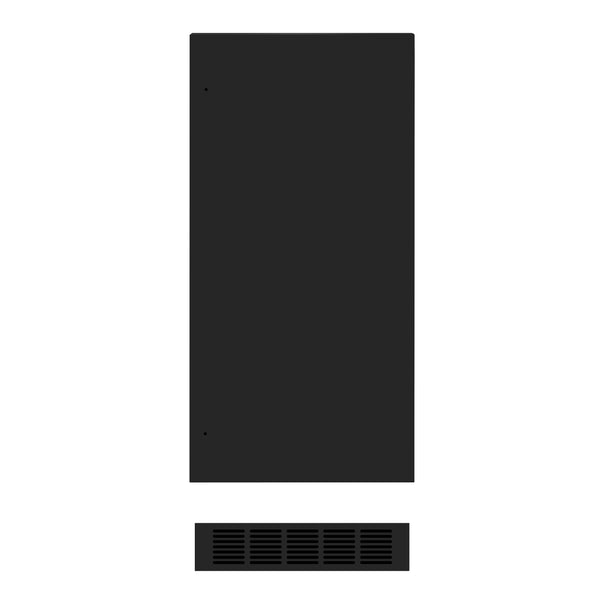 ZLINE 15 In. Touchstone Ice Maker Door Panel in Black Matte (IPO-BLM-15)