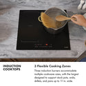 ZLINE 24 in. Induction Cooktop with Anti-Scratch Glass and 3 Elements (FCIND-24)