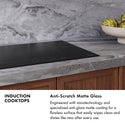 ZLINE 24 in. Induction Cooktop with Anti-Scratch Glass and 3 Elements (FCIND-24)