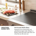 ZLINE Autograph Edition 30 in. Paramount Induction Rangetop with 4 Element Cooktop in Black Stainless Steel and Polished Gold Accents (SINRTBZ-30-G)