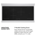 ZLINE 48 in. Paramount Induction Rangetop with 7 Element Cooktop in Satin Stainless Steel (SINRTS-48)