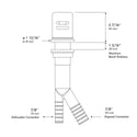 ZLINE Dishwasher Air Gap in Brushed Nickel (AGM-BN)