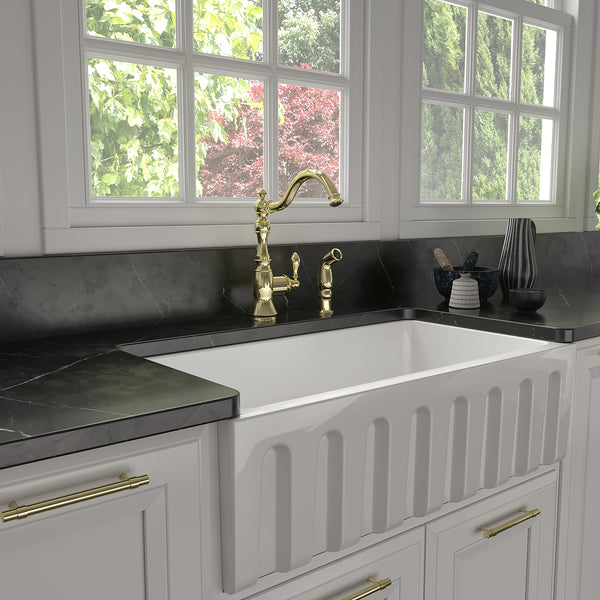ZLINE Rembrandt Kitchen Faucet in Polished Gold (REM-KF-PG)