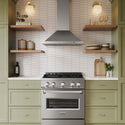 ZLINE 30 in. Convertible Vent Wall Mount Range Hood in Stainless Steel, Handle Open Box-Good Condition