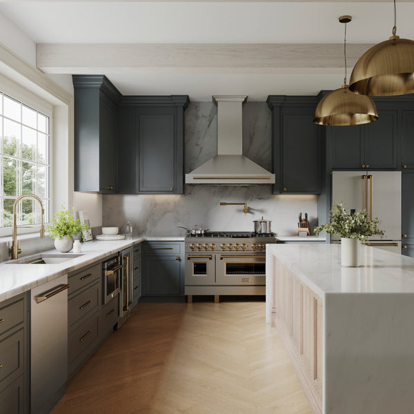 ZLINE Autograph Edition Gemini Pot Filler in Champagne Bronze (GEM-FPF-CB)