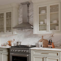 ZLINE 36" Convertible Vent Wall Mount Range Hood in Stainless Steel with Crown Molding (KBCRN-36)