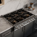 ZLINE 36 in. Classic Gas Rangetop with 6 Burner DuoPro™ Cooktop in Stainless Steel, Open Box-Great Condition