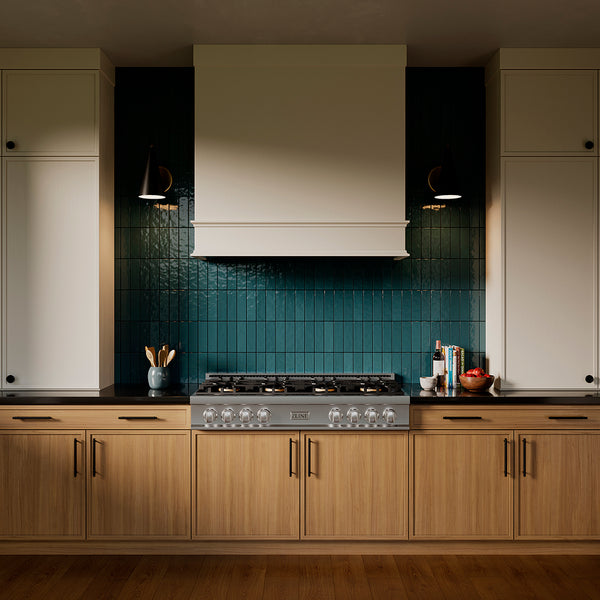 ZLINE 48 in. Classic Gas Rangetop with 8 Burner DuoPro™ Cooktop in Stainless Steel, Open Box-Great Condition