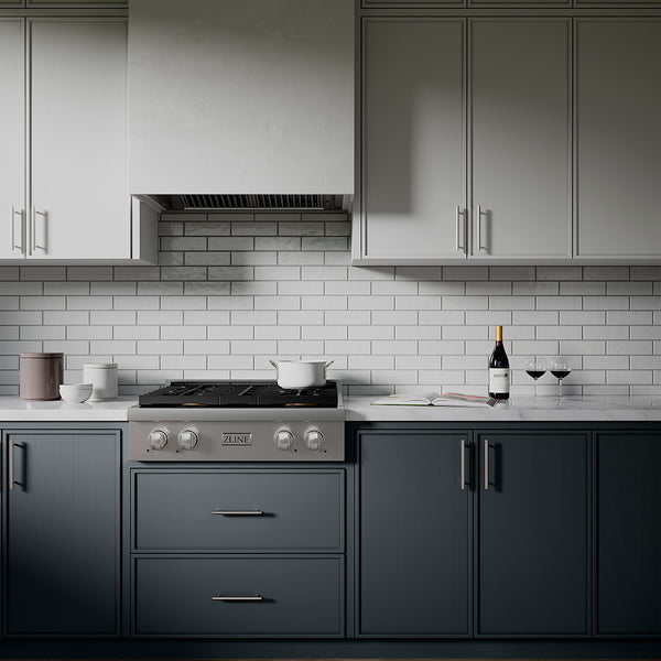 ZLINE 30 in. Paramount Gas Rangetop with 4 Burner DuoPro™ Cooktop in Stainless Steel