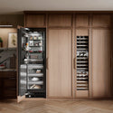 ZLINE 24 in. 12.4 cu. ft. Panel Ready Column Freezer with Graphite Gray Interior, Open Box-Good Condition