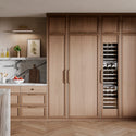 ZLINE 18 in. 8.6 cu. ft. Panel Ready Left Hinge Column Freezer with Graphite Gray Interior, Open Box-Great Condition