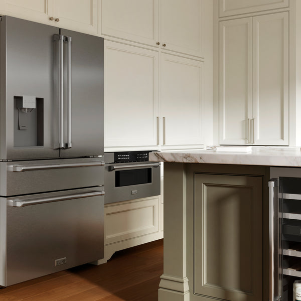 ZLINE 30 in .1.2 cu. ft. Built-In Microwave Drawer in Stainless Steel, Open Box-Great Condition