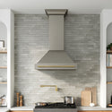 ZLINE Autograph Edition 36 in. Wall-Mount Range Hood Helix Handle (Set of 1) in Polished Gold (RHHZ-K-G-36)