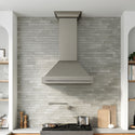 ZLINE 36 in. Wall-Mount Range Hood Helix Handle (Set of 1) in Stainless Steel (RHHZ-K-ST-36)