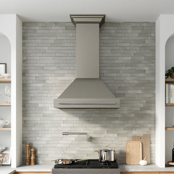 ZLINE 36 in. Wall-Mount Range Hood Helix Handle (Set of 1) in Stainless Steel (RHHZ-K-ST-36)