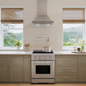 ZLINE 24 in. 3.2 cu. ft. Paramount Induction Range with 3 Element Cooktop and Electric Convection Oven in Stainless Steel, Open Box-Great Condition