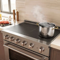 ZLINE 36 in. 5.2 cu. ft. Paramount Induction Range with 5 Element Cooktop and Electric Convection Oven in Stainless Steel, Open Box-Great Condition