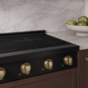 ZLINE Autograph Edition 30 in. Paramount Induction Rangetop with 4 Element Cooktop in Black Stainless Steel and Champagne Bronze Accents (SINRTBZ-30-CB)