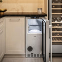 ZLINE 15 in. Touchstone Nugget Ice Maker with Drain Pump and Solid Stainless Steel Door (INGD-ST-15)