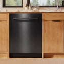 ZLINE 24 in. Monument Series 3rd Rack Dishwasher with Auto Door Open Drying, 44dBa, Black Stainless Steel Panel (DWMT-BS-24)